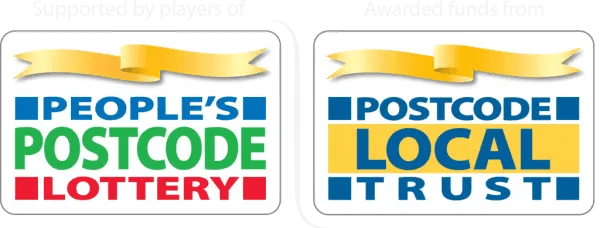 supported by players of people's postcode lottery. awarded funds from postcode local trust